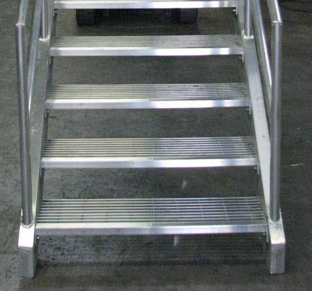 Industrial Stairs 0 Standard stairs shall be designed and constructed to carry a load of five