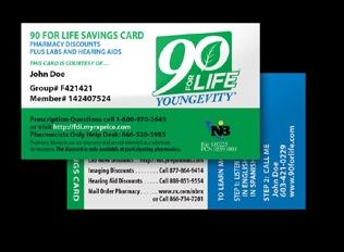 Order Your 90 for Life Savings Cards Order your 90 for Life Savings Cards!