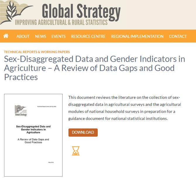 Literature Review Purpose to identify: o Gender-based disparities in agriculture in developing countries o Current practices and data gaps in ag surveys