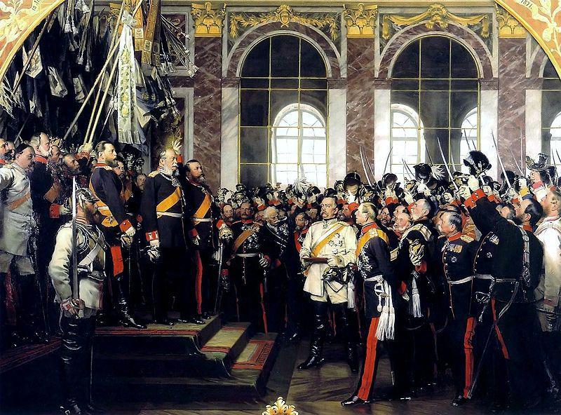The unification of Germany into a politically and administratively integrated nation state officially occurred on 18 January 1871 at the Versailles Palace in the Hall of
