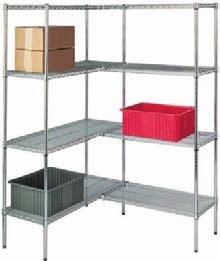 Shelving Store more. More efficiently. More economically. SPG shelving comes in a wide array of configurations to help you maximize available space.