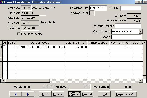 See the following examples of the Invoice Detail Listing