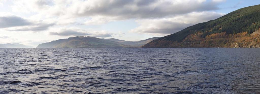 Photomontages and wirelines View point 5: Loch Ness Urquhart