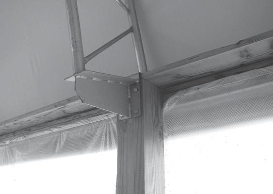 While widths for single-tube frames usually range from 18 to 36 feet, many hoop barns spanning 40 feet or more use an engineered truss frame arch.
