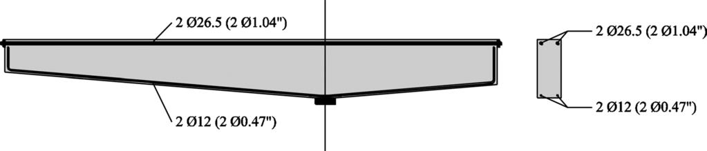 Fig. 3 Tested speimens: (a) test setup for Speimens CR (uniform/point load-onstant depth); (b) test setup for Speimens CT (triangular/point load-onstant depth); () fores and dimensions of Speimens R