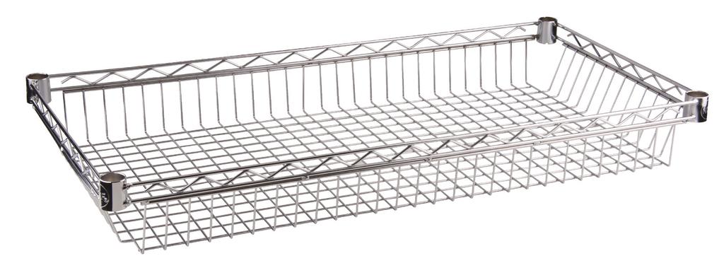 Specialty Shelving Shelf Basket o Item #460EC1836BSK o Width x Length: 18 x 36 o