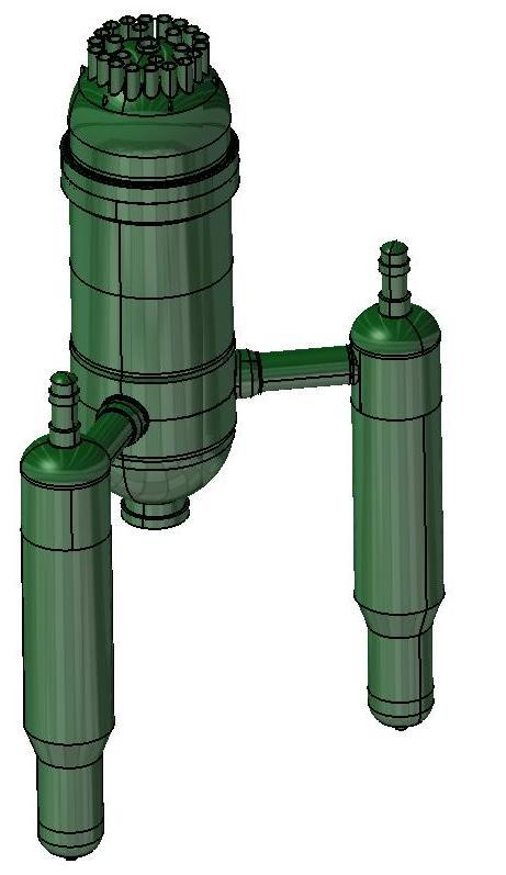 Reactor Circulator The HTR cogeneration concept Steam isolation valves 2 barriers between primary helium and process steam 625 MWt Rx core S.G.
