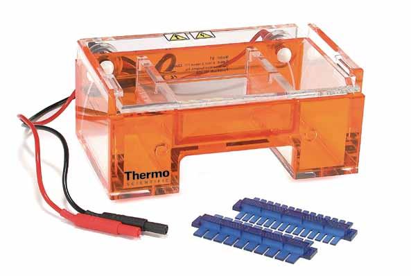 equipment: gel boxes Submarine Electrophoresis Gel Boxes Thermo Scientific submarine electrophoresis gel boxes are available in three sizes and sample quantities.