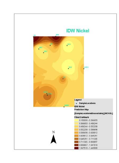 Figure 22. IDW Total Nickel. Figure 23. IDW Bioavailable Nickel. Figure 24.