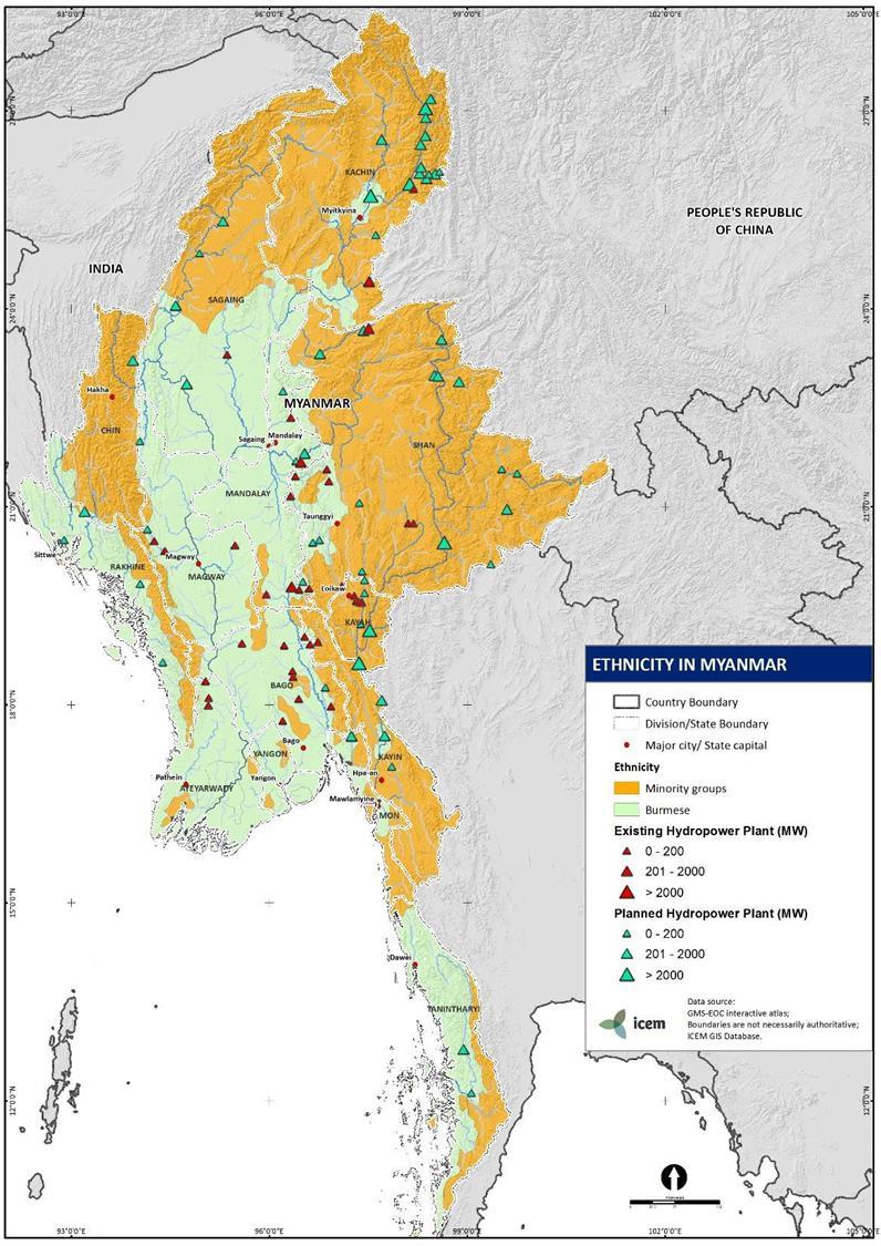Environmental and Social Concerns Concerns have been raised over numerous HPPs in Myanmar - many of the dams are in areas with high ethnicity The most prominent is the Myitsone Dam project that was