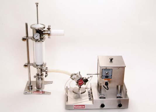 Qualification Micronizer with Volumetric Screw Feeder SANITARY PRODUCT COLLECTOR The Sanitary Product Collector compliments the Qualification Micronizer by providing