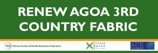 HIGHLIGHTS OF KEY ACHIEVEMENTS Extension of AGOA s third country fabric provision to 2015 In 2011 & 2012, ACTIF was instrumental in engaging with key stakeholders including in US trade