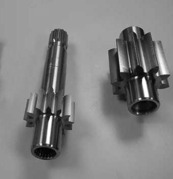 Transmission Gear shafts pump gears