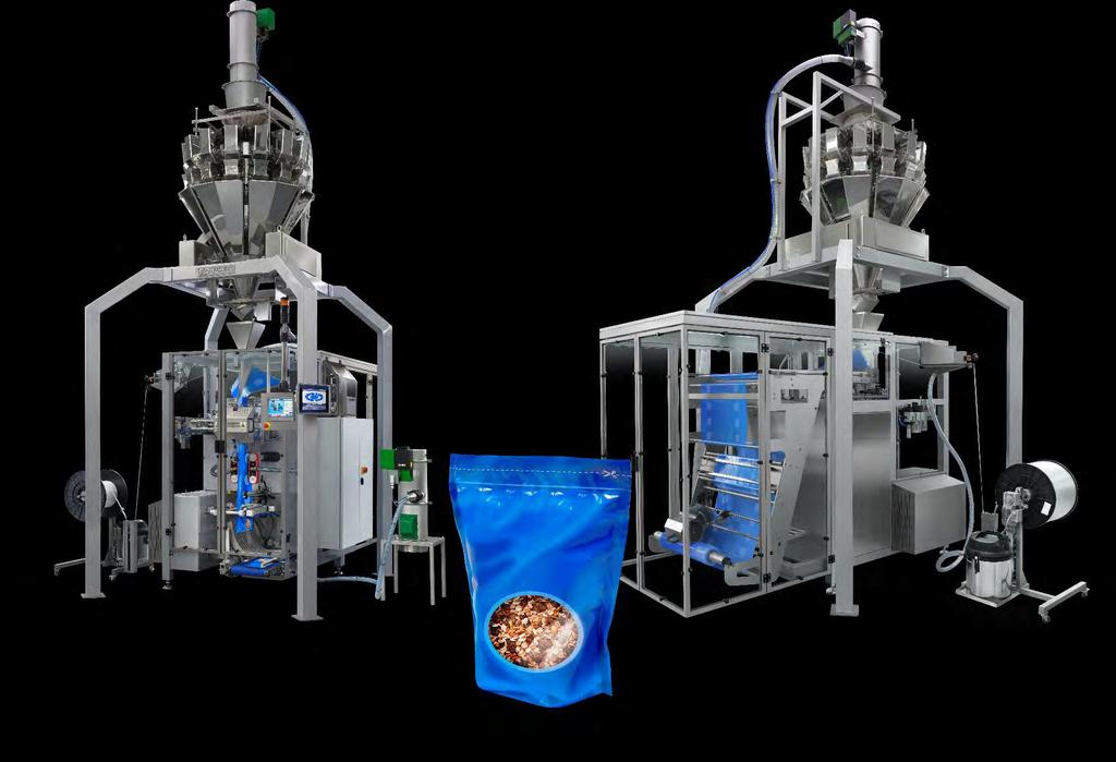 VERTICAL FORM FILL AND SEAL MACHINE WITH MULTIHEAD COMBI WEIGHER