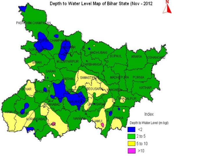 caused a decline in groundwater levels in certain parts of the state.