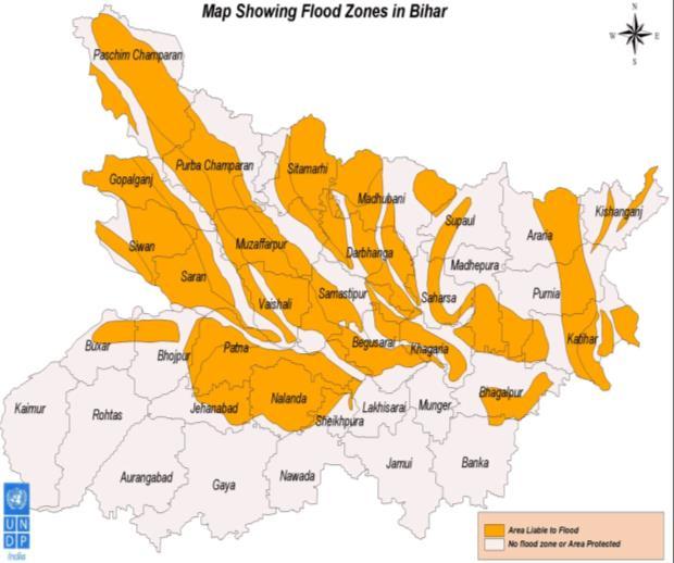 district-wise in 2012 and 2015 after the monsoon.