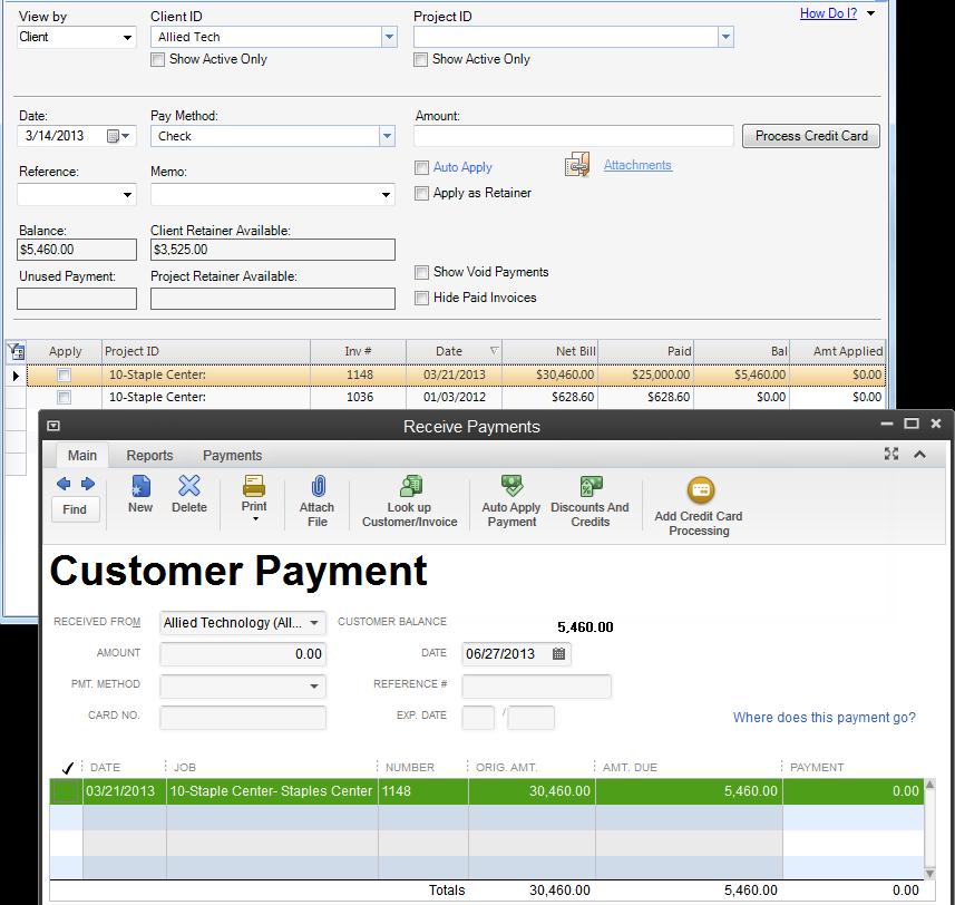 9. Checking Payments Repeat the above process for payments. Use the Detailed Checking or Summary Checking method.