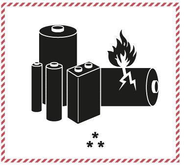 Part 3 Lithium Battery Hazard Label & Mark Lithium Battery Hazard Label for Section I, IA and IB Class 9 Miscellaneous Dangerous Goods Label Size: 100 x 100 mm SP A206: Valid until 31 December 2018