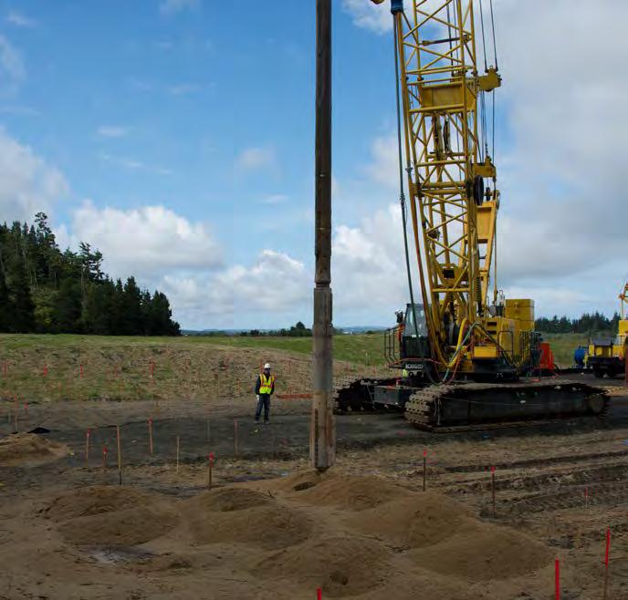 future power generation sites with18 piles tested in