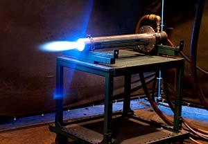 The plasma torch is the device that contains the electrodes and introduces the gas to the arc.