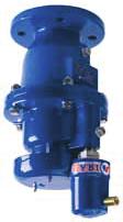 MINING DIVISION COMBINATION AIR VALVE FOR HIGH FLOW D-6NS SERIES DESCRIPTION The D-6NS Series Combination Air Valve has the features of both an air release valve and an air & vacuum valve.