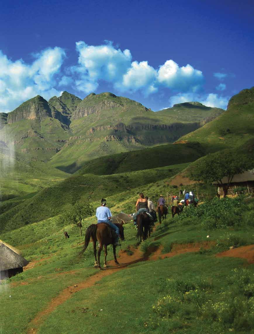 About Lesotho: Lesotho (formerly Basutoland) was constituted as a native state under British protection by a treaty signed with the native chief Moshoeshoe in 1843.