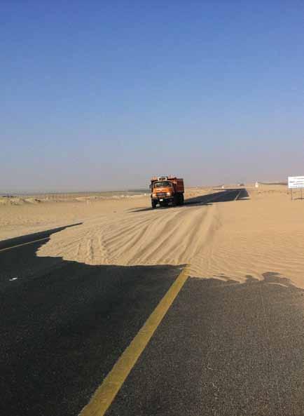 Internal Report Impact of Sand Drifting on WK s Main Roads & Control Measures Adopted Submitted by: Sami Al-Kandari, Senior Environment Engineer, HSE Team (WK) Kuwait, with its geographic location