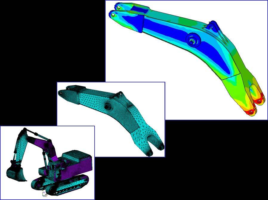 CAD & FEA Finite element analysis (FEA) software tools implement the physics based mathematical equations and numerical solutions in the background.