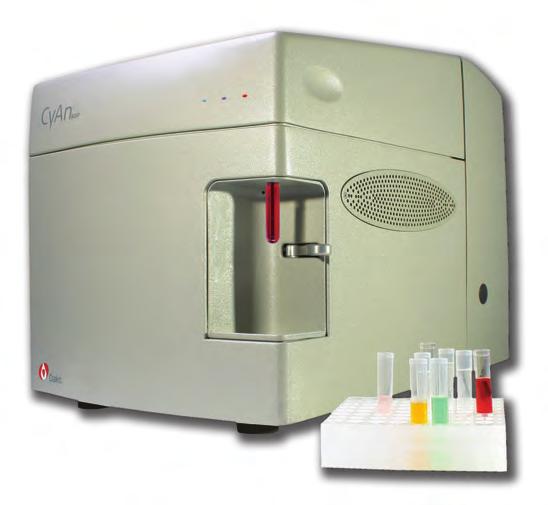 Experience the Power of the CyAn ADP and its optimal performance The Power of Detection The Power of Speed The Power of Ease The CyAn ADP Analyzer is the next step in Advanced Digital Processing with