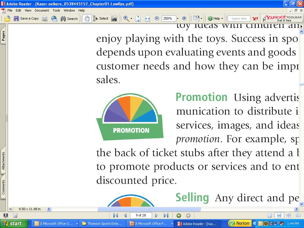 Promotion using a variety of communication forms, including advertising, to distribute