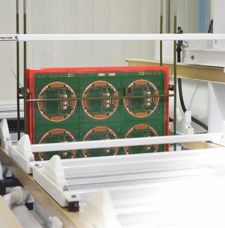 Reprinted From: Products Finishing Magazine Bright Lights, Big Finish for Electronics Plater Wisconsin maker of PCB for the LED industry adds new finishing line.