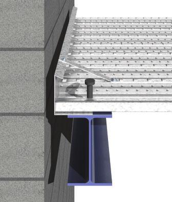 20mm min For cantilevers over 150mm additional reinforcement is required.
