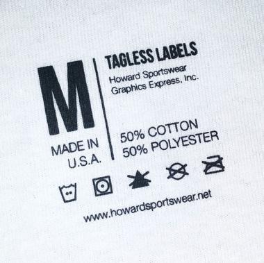 purses, luggage and backpacks. Manufacturers of these items typically attach these labels during the manufacturing process as they must be sewn into the garment or item in a permanent fashion.