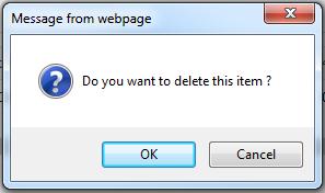 4.3 Deletion To delete an existing timesheet line: click on the grey button
