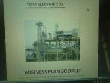 management and access to finance 52 Business plans developed for 52 seed