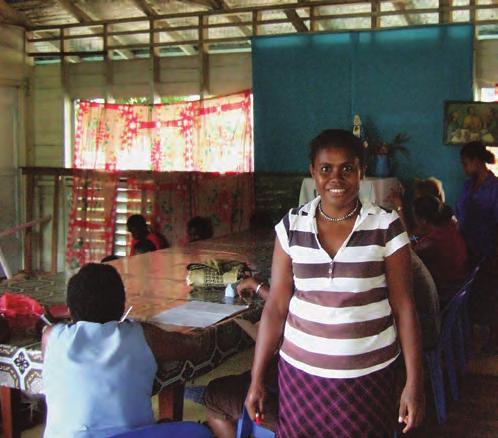 Addressing the challenge Holy Cross literacy school, Honiara: a volunteer teacher and intermediate English class. Children at St Augustine Kindergarten, Auki, Malaita.