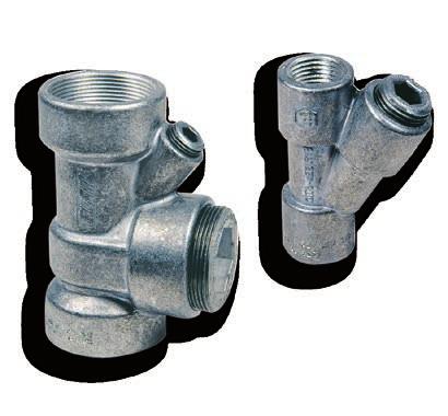 EYS Vertical sealing fittings EYS series sealing fittings prevent the passage of gas, vapours or flames through the pipe system in the electrical installation.