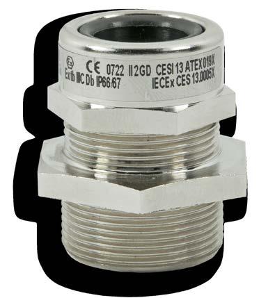 REVL series cable glands for non-armoured cable special version REVL series cable glands are suitable for use in hazardous areas with danger of explosion to enable direct insertion of non-armoured
