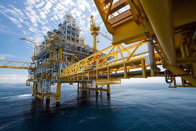 ADDRESSING CHALLENGES Construction requirements for oil platforms in unconventional environments frequently call for the selection and use of new and specialized materials to ensure lifetime