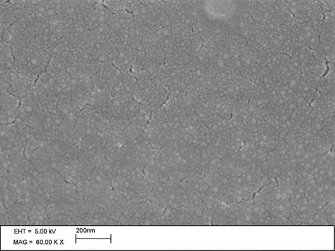 These images clearly reveal the presence of a layer of nanoparticles uniformly dispersed on the surface of hybrid coating with no particle aggregation and large scale organic-inorganic phase