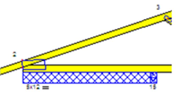 from the truss joint. This usually happens when a bearing is located close to a joint but is not under the joint as shown in the example below.