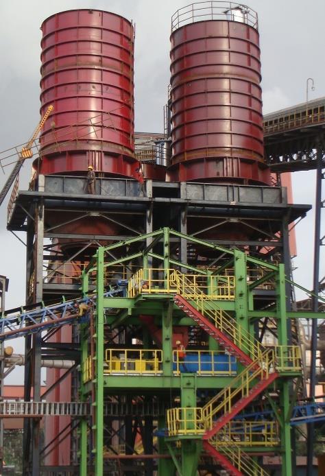Mill Scale Briquetting Plant (waste utilization initiative) Commissioning 2013 (650 T/day)