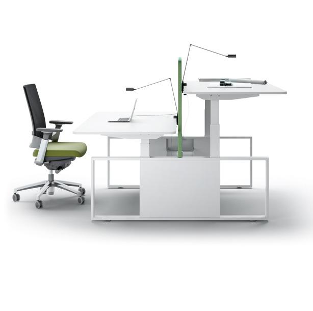 Skala TECHNICAL FEATURES Skala is the result of the study of people, health at work and the application of ergonomic guidelines for office desks.