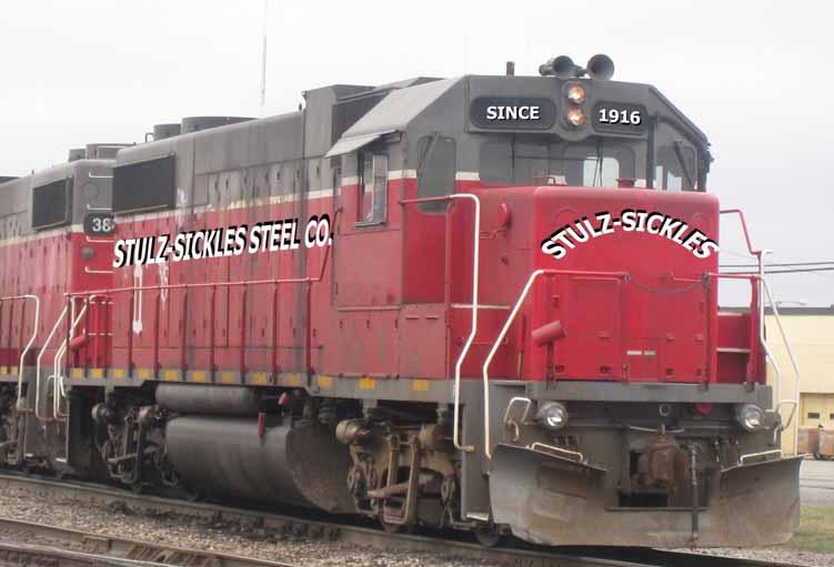 STULZ-SICKLES STEEL COMPANY SINCE 1916 Providing Years of Wear Resistant Service to the Railroad Industry Railroad