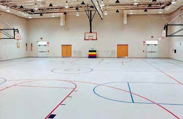 GYMNASIUM & FIELD HOUSE FLOORING Multi-purpose flooring perfectly designed for athletic competition, recreational activities and non-sporting events.
