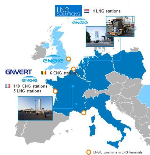 LNG Existing LNG / CNG stations vehicles Ongoing development 100 M -investment for LNG/CNG fueling stations network in Europe A 5-yr plan: 2017-2022 In Italy, plan for 10 to 15