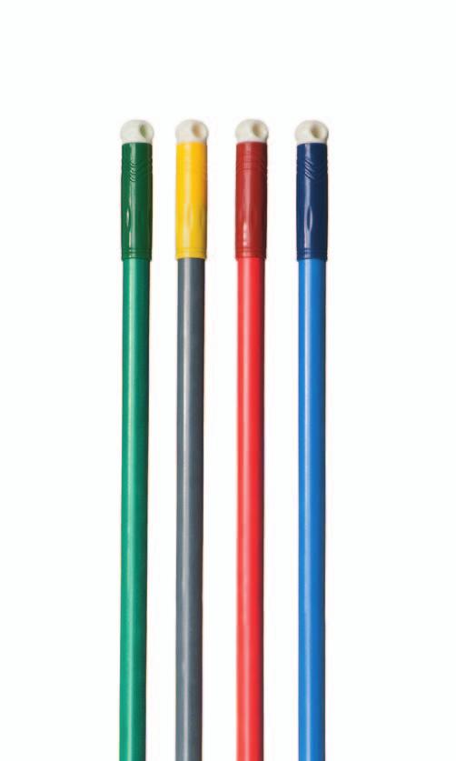Exelens Eco fixed length handles Fixed length handles from glassfibre, either plain tube of ready assembled with handgrip and/or thread.