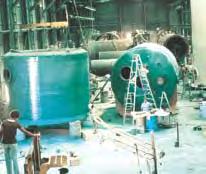 Tanks and vessels: FRP tanks, vessels and processing equipment are available from Beetle Plastics fabricated from any specialty or common thermoset resin of your choice.