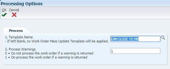 Setting Up Mass WO Update Mass WO Update Application Setup Create Versions for the P48714 and R48714 Application is to Select and Review WOs