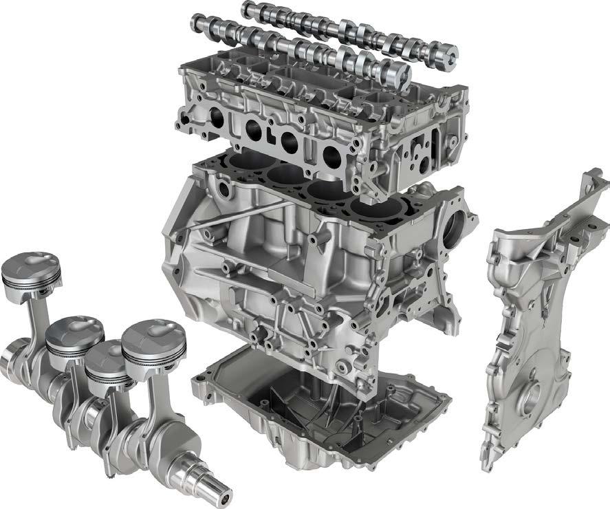 Engine parts.